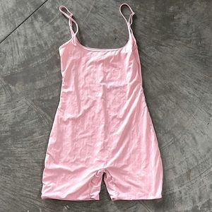 MESHKI BABY PINK SUIT SZ L